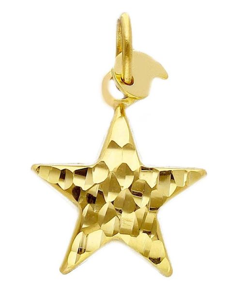 Imagen de Colgante Estrella oro amarillo 9k