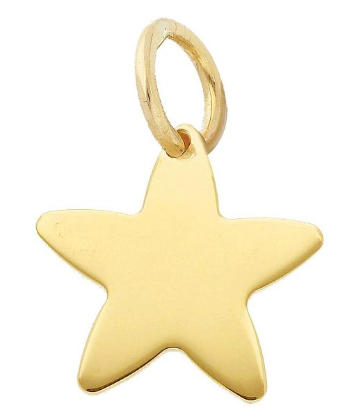 Immagine di Ciondolo Stella oro massiccio giallo 18k 