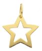 Imagen de Colgante Estrella perforada oro amarillo 18k