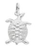 Picture of 18k white gold Turtle Pendant