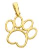 Imagen de Colgante Pata de hilo oro amarillo 18k