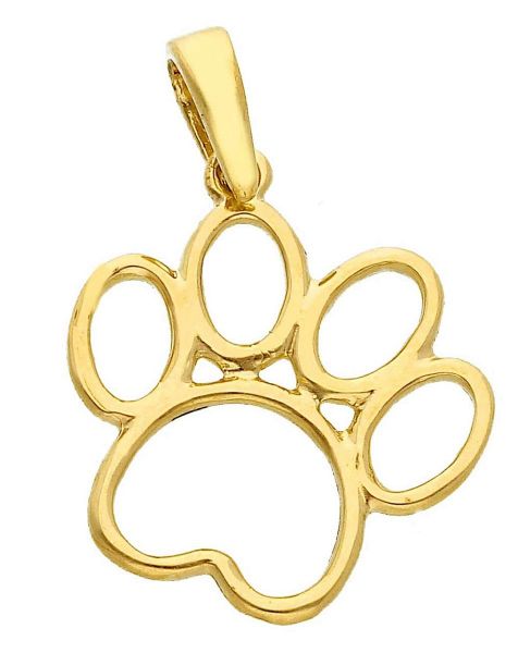 Imagen de Colgante Pata de hilo oro amarillo 18k