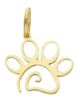 Picture of 18k yellow gold Paw Pendant | Made in Italy