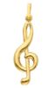Picture of 18k yellow gold G-key Pendant