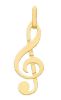 Imagen de Colgante Clave de Violín oro amarillo 18k
