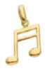 Imagen de Colgante Nota Musical mini oro amarillo 18k