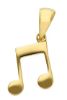 Immagine di Ciondolo Nota Musicale oro massiccio giallo 18k