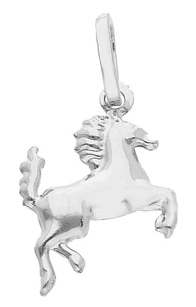 Immagine di Ciondolo uomo Cavallino rampante "Ferrari" oro bianco 18k 