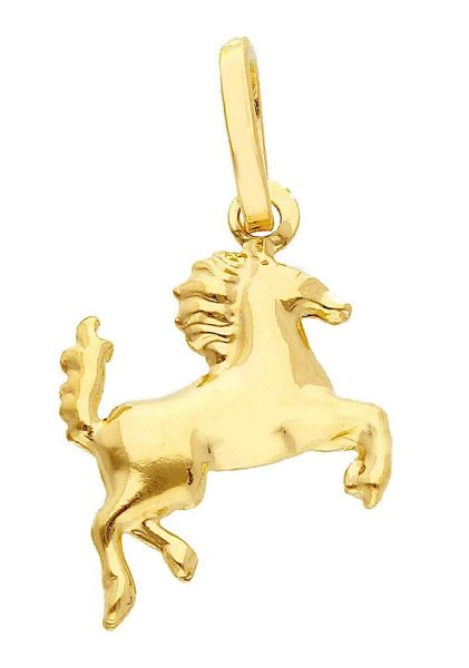Immagine di Ciondolo uomo Cavallino rampante Ferrari oro giallo 18k 