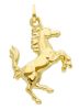 Imagen de Colgante Caballo rampante Ferrari oro amarillo 18k