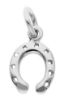 Picture of Solid 18k white gold Horseshoe Pendant
