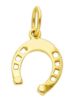 Picture of Solid 18k yellow gold Horseshoe Pendant