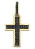 Imagen de Cruz oro amarillo 18k para hombre