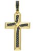 Imagen de Cruz oro amarillo 18k para hombre