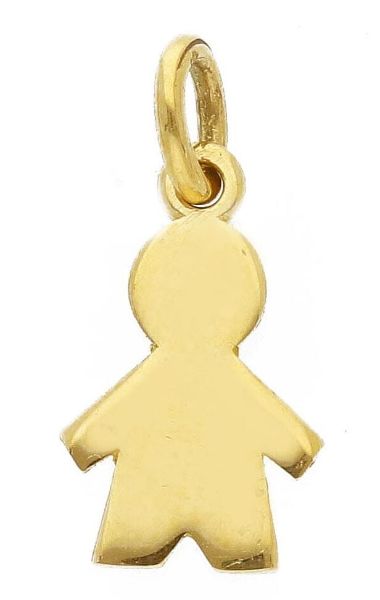 Immagine di Ciondolo Nascita Bambino oro massiccio giallo 18k