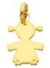 Immagine di Ciondolo Nascita Bimba oro giallo 18k 