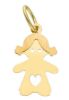 Picture of 18k yellow gold Newborn Baby Girl Pendant
