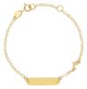 Imagen de Pulsera Delfín oro amarillo 18k | Tag personalizado