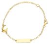 Picture of 18k yellow gold Dolphin Bracelet | Customized Tag | 14+2 cm