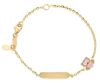 Picture of Enamel Owl Bracelet | 18k yellow gold | Custom Tag | 12+2 cm