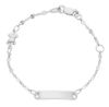 Immagine di Bracciale Orsetto oro bianco 18k | 14 cm 