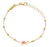 Immagine di Bracciale Tartaruga oro giallo 18k e smalto | 14 cm 
