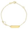 Picture of 9k yellow gold Car Bracelet for boys | Customized Tag | 14+2 cm