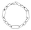 Picture of 18k white gold fancy link women's Bracelet | 20,5 cm