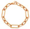 Immagine di Bracciale da donna maglia fantasia oro rosa 18k | 20 cm 
