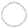 Imagen de Pulsera malla Rolo oro blanco 18k | 18 cm