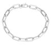 Imagen de Pulsera malla Rolo oro blanco 18k | 19,5 cm