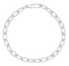 Imagen de Pulsera malla Rolo oro blanco 18k | 20 cm