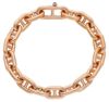 Picture of 18k rose gold Anchor link Bracelet | 19 cm