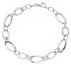 Immagine di Bracciale ultraleggero oro bianco 18k | 19 cm