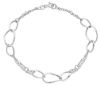 Imagen de Pulsera ultraligera oro blanco 18k | 20 cm