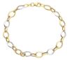 Picture of 18k yellow / white gold Bracelet | Ultralight | 19 cm