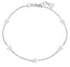 Picture of 18k white gold Stars Bracelet | 17+2 cm
