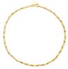 Imagen de Pulsera tubular para hombre oro amarillo 9k | 21 cm