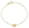Imagen de Pulsera Perrito oro amarillo 18k | 12+2 cm