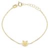 Immagine di Bracciale Gatto oro giallo 18k | 12+2 cm 