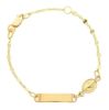 Imagen de Pulsera Medalla Milagrosa oro amarillo 18k | 13,5 cm