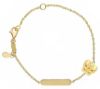 Imagen de Pulsera Mariposa oro amarillo 18k | 14 cm