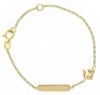 Immagine di Bracciale Gattino oro giallo 18k | 14 cm 