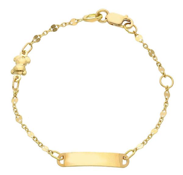 Immagine di Bracciale Orsetto oro giallo 18k | 14 cm 