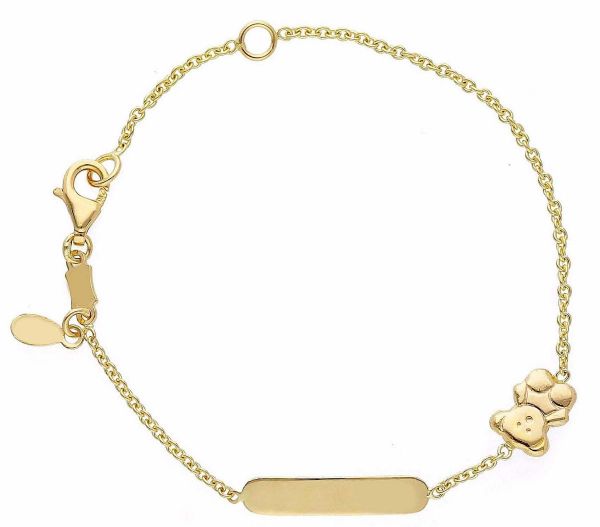 Immagine di Bracciale Orsetto oro giallo 18k | 14 cm 