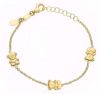Imagen de Pulsera Osito oro amarillo 18k | 14 cm