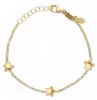 Imagen de Pulsera Estrellas oro amarillo 18k | 14 cm