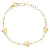 Immagine di Bracciale Farfalla oro giallo 18k | 14,5 cm 
