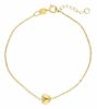 Immagine di Bracciale Cuore oro giallo 18k | 16 cm 