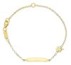 Picture of 18k yellow gold four-leaf Clover Bracelet | 16 cm